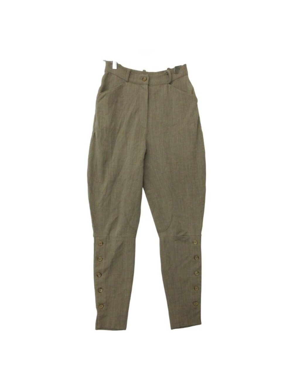 Fendi 365 Pants Jodhpurs Horse Riding Stretch Beige